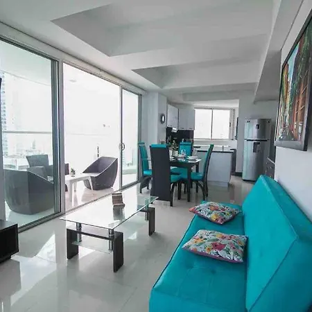 Bocagrande Vista Al Mar Piso 21 *